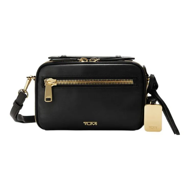 TUMI Voyageur Cow Leather Handbag Shoulder Bag Crossbody Bag Regular Women's Black-0