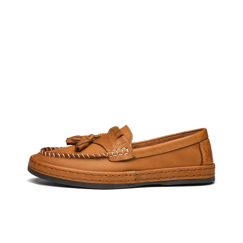 DIENGRLEY Loafers Men Low Top Yellow/Black-0