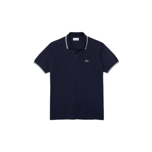 LACOSTE Polo Shirts Men Marine Blue