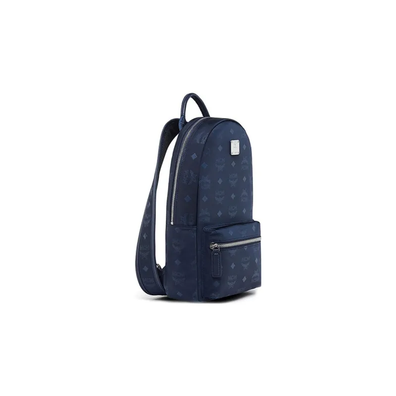 MCM Nylon Crossbody Bags Sling Bags Unisex Dark Blue-1