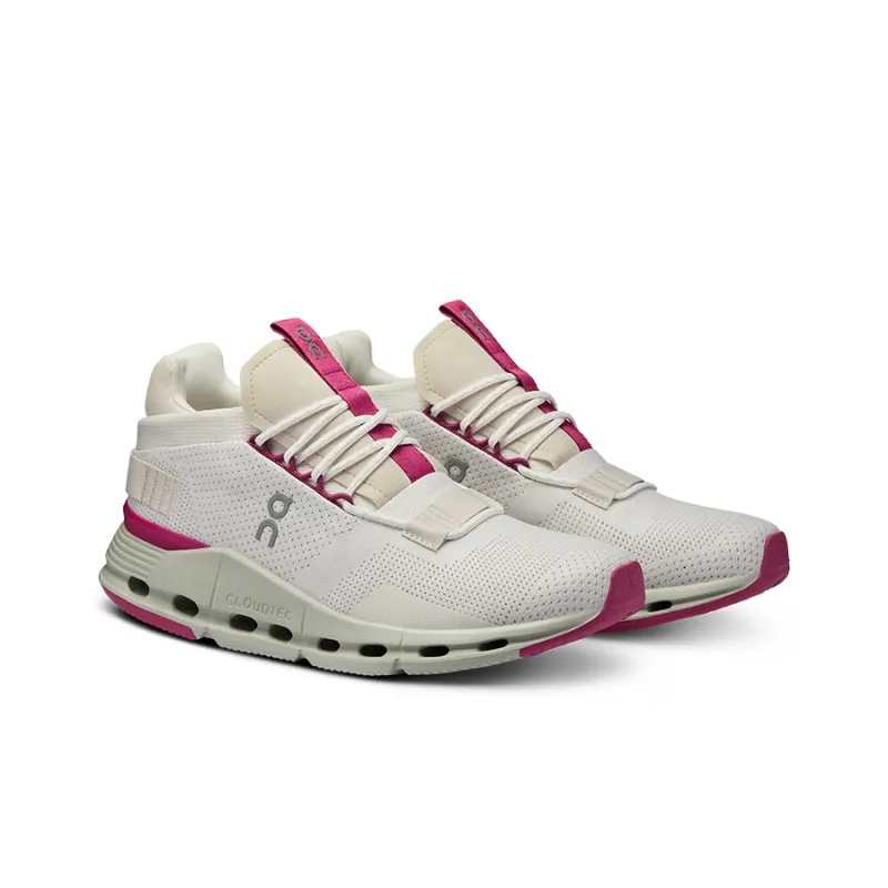 On Women's Cloudnova 'Undyed White CarnatiOn'-2