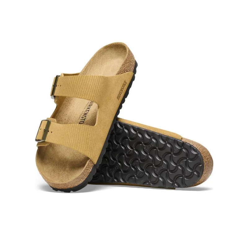 Birkenstock Arizona Embossed Corduroy Suede Cork Brown-5