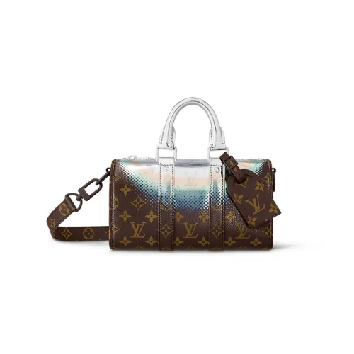 LOUIS VUITTON Keepall Bandouliere 25 Metallic