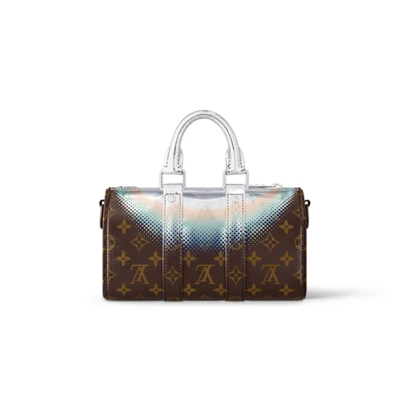 LOUIS VUITTON Keepall Bandouliere 25 Metallic-2