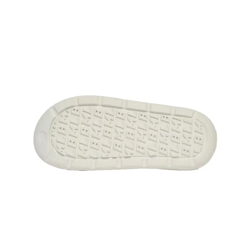 MLB Sandal Chunky Bouncer Rubber Sole Odor Resistant Slip Resistant Wrap toe Slippers Unisex White-4