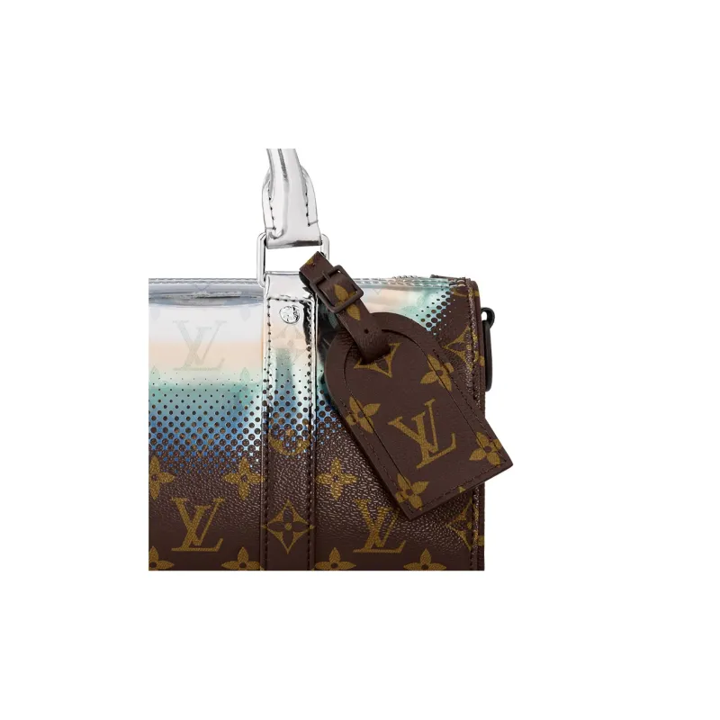 LOUIS VUITTON Keepall Bandouliere 25 Metallic-3