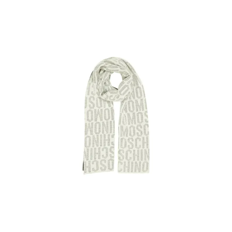 MOSCHINO Knit Scarves Women's Beige-1