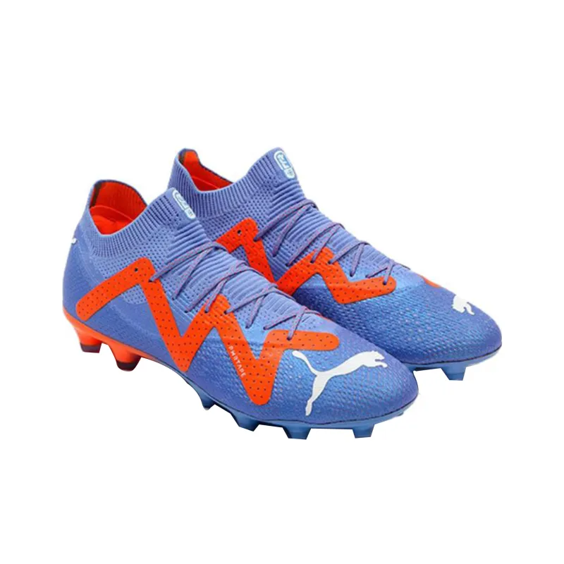 PUMA Future Ultimate AG Artificial Ground Breathable And Slip Resistant Soccer Shoes Unisex Blue-2