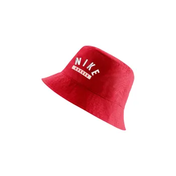 Nike Cotton Bucket Hats Unisex Red