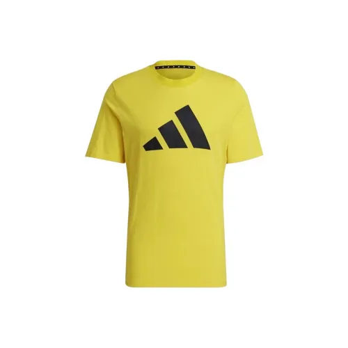 Adidas T-Shirts Men Yellow