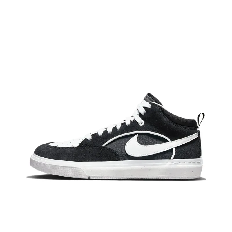 Nike SB React Leo Black White-0