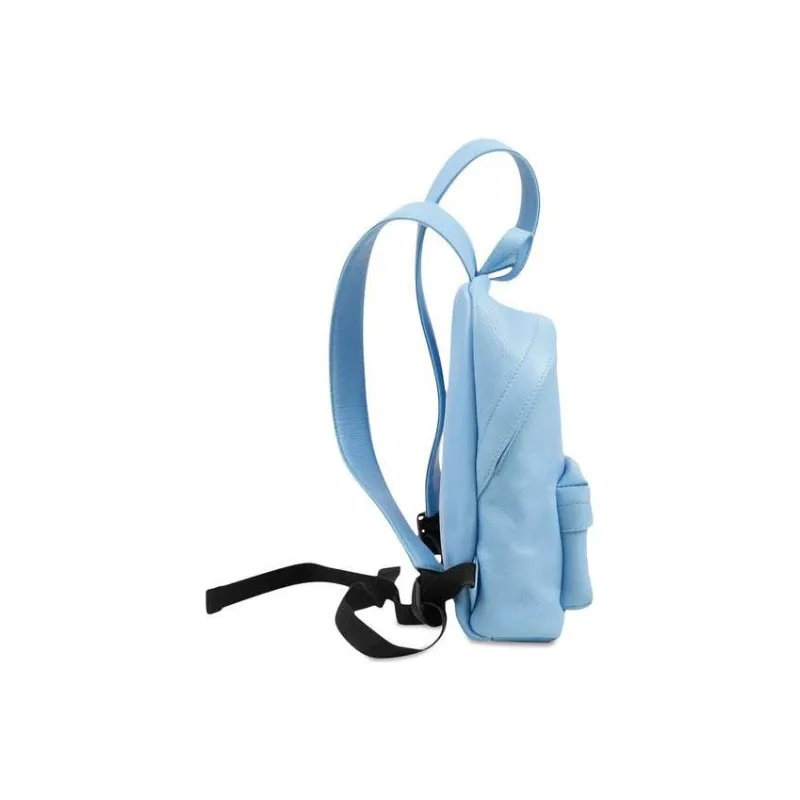 Balenciaga Soft Leather Backpack Mini Unisex Blue-1