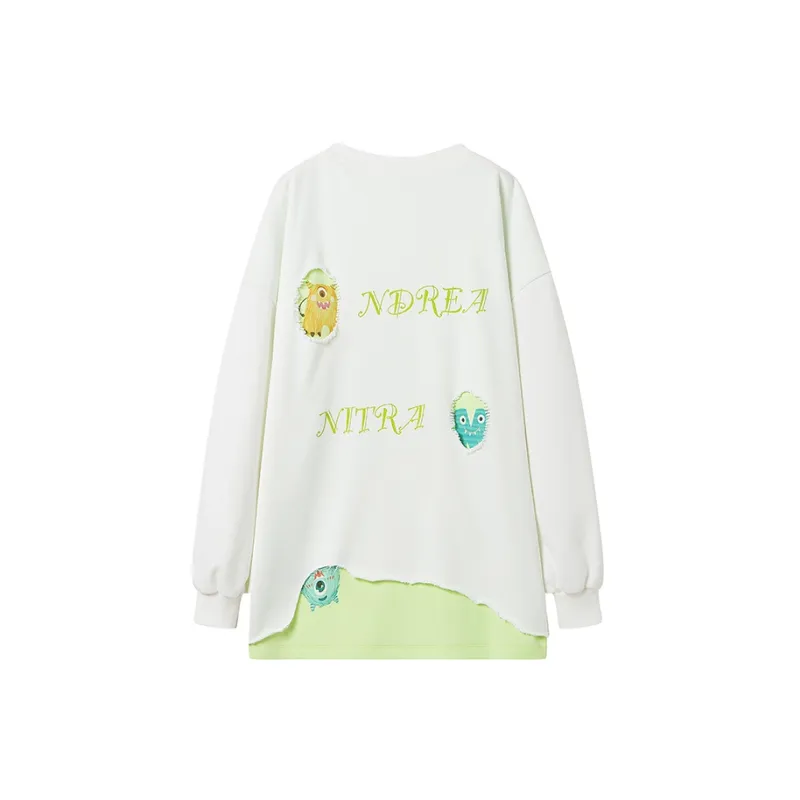 ANDREA MARTIN Sweatshirts Unisex White-1