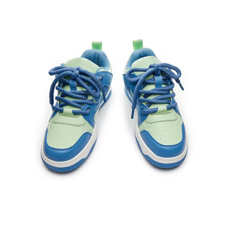 LAZY BONS Height Increasing Abrasion Resistant Breathable Slip Resistant Low Top Skateboard Shoes Unisex-21