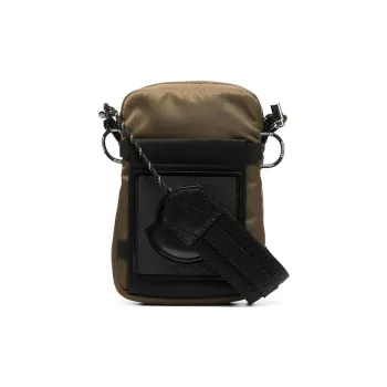 Moncler Polyamide Messenger Bag Crossbody Bag Shoulder Bag Men's Brown