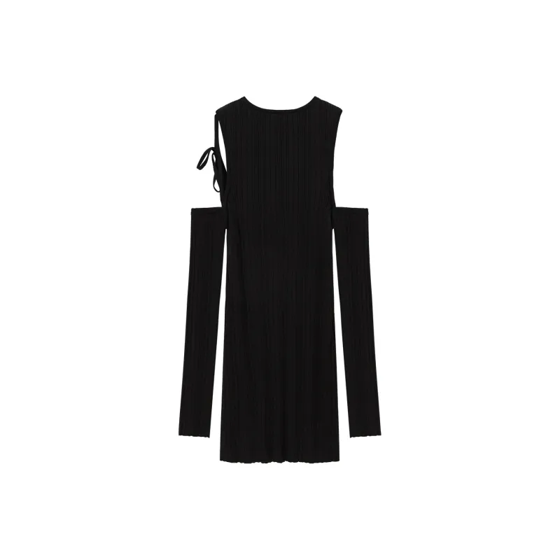 CHUU Long Sleeved Dresses Women's Black-1
