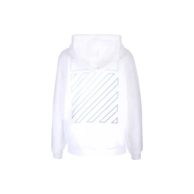 OFF-WHITE Drawstring Long-Sleeved Hoodie-1