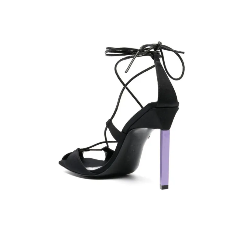The Attico 115mm Tie-fastening Sandals-3