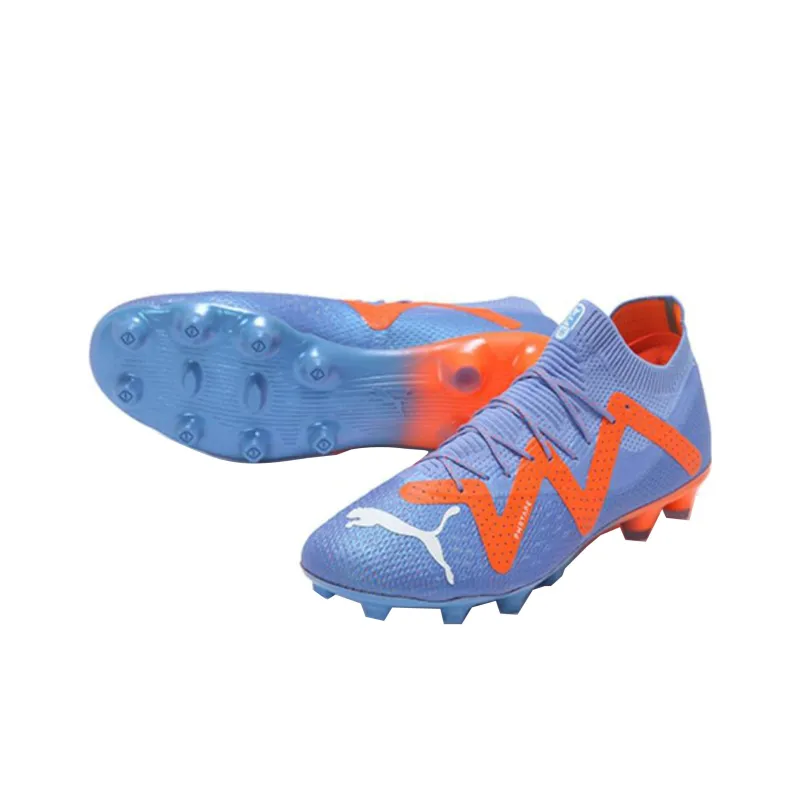 PUMA Future Ultimate AG Artificial Ground Breathable And Slip Resistant Soccer Shoes Unisex Blue-3