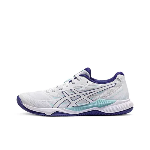 Asics Women's Gel Tactic 12 'White Eggplant'