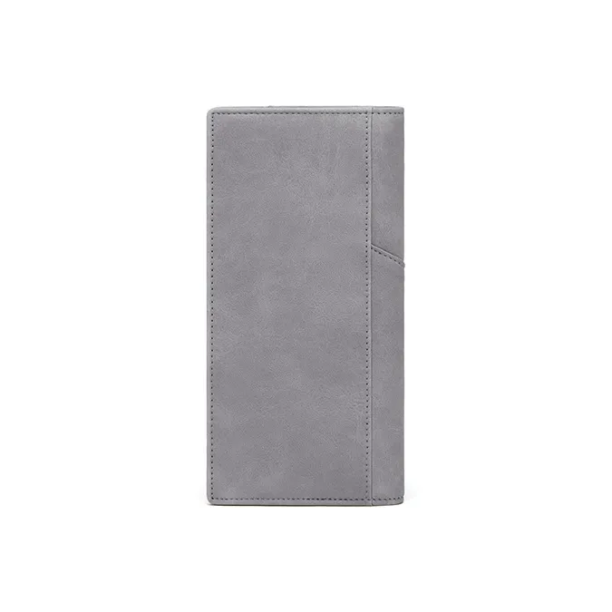 CNOLES Pu Coin Purse Wallet Men's Dreamy Gray-3