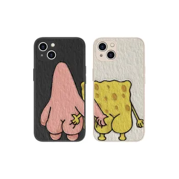 MSMF Glass Material Phone Cases Compatible With IPhone 16/7/8/X/XS/11/12/13/14/15/SE/PLUS/PRO/MAX Cartoon