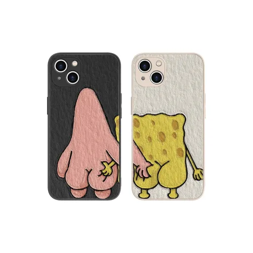 MSMF Glass Material Phone Cases Compatible With IPhone 16/7/8/X/XS/11/12/13/14/15/SE/PLUS/PRO/MAX Cartoon