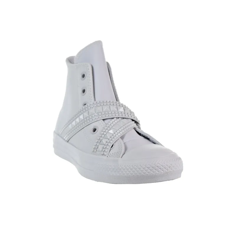 Converse Chuck Taylor All Star Punk Strap High Top 'Pure Platinum' Women's-2
