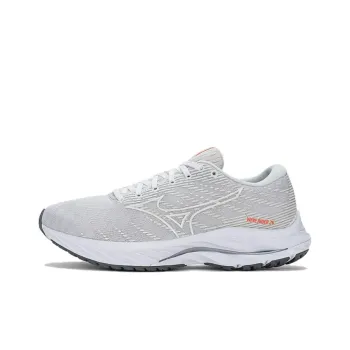 Mizuno Wave Rider 26 Cushioning Wear-Resistant Low-Top Carbon Plate Casual Running Shoes Women's White