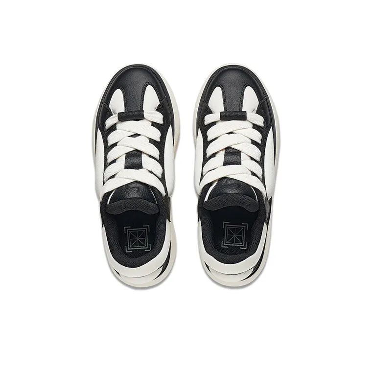 LiNing Yun You C4D Low Top Casual Shoes Women's Black White-3