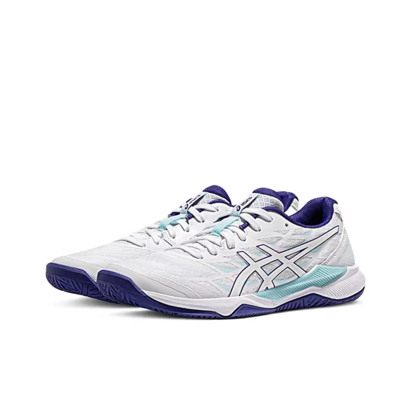 Asics Gel Tactic 12 White Eggplant Women's-2
