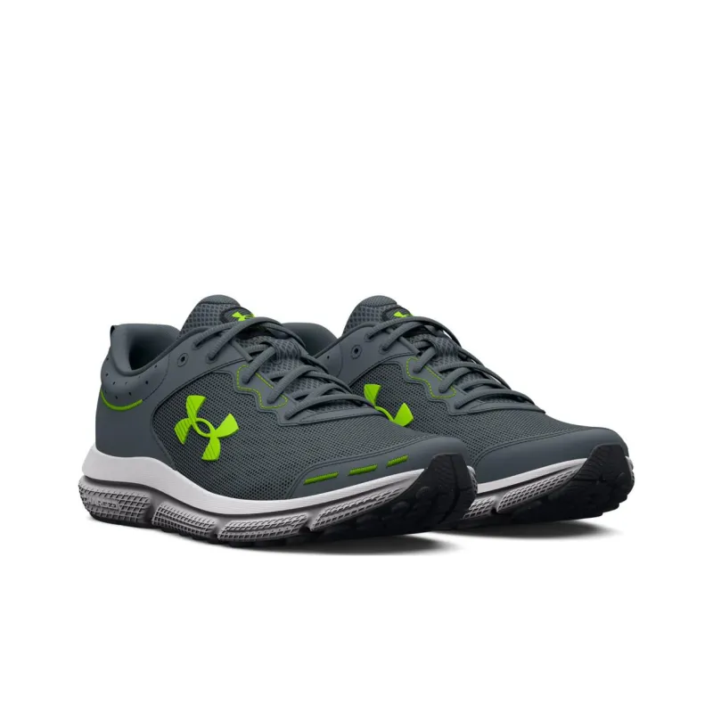 Under Armour Charged Assert 10 'Gravel Lime Surge'-2