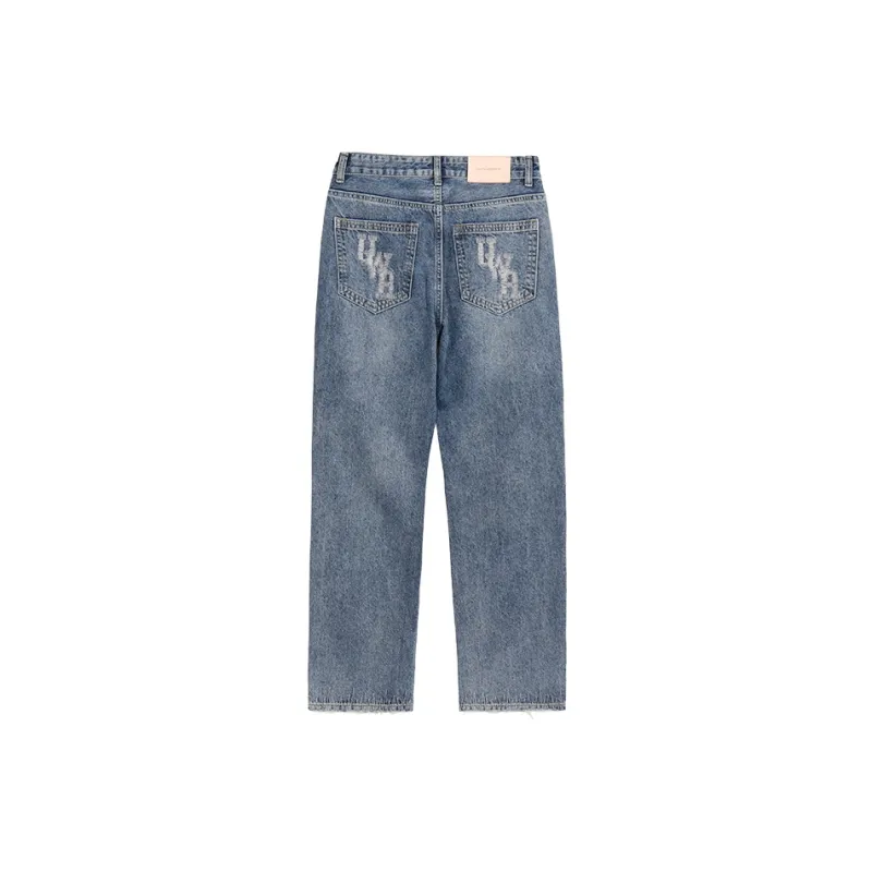 UNTILWERICH Jeans Unisex Blue-1