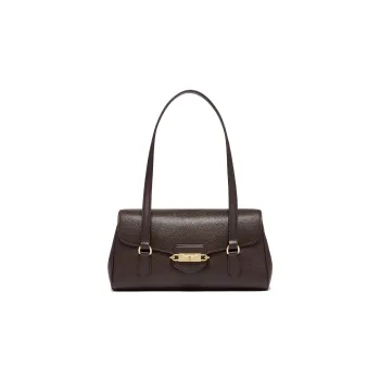 MICHAEL KORS Fleur Cow Leather Tote Bag Shopping Bag Handbag Shoulder Bag Women's Chocolate
