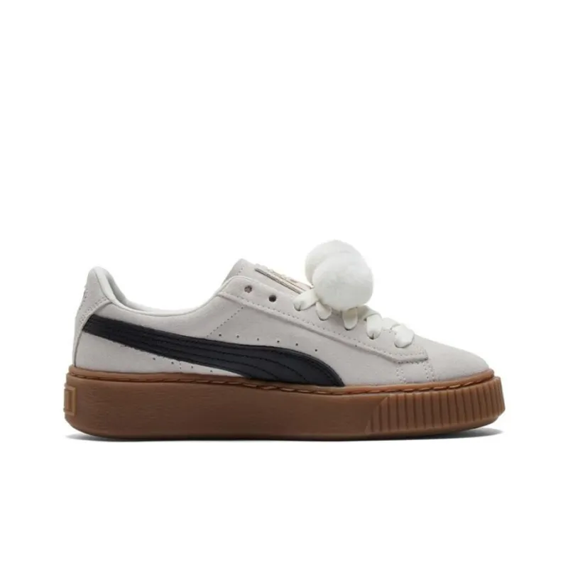 PUMA Suede Platform 'Grey Black Gum' Women's-1