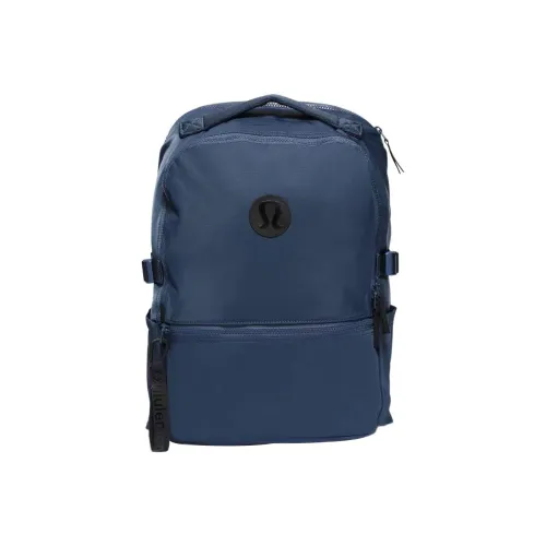 Lululemon Nylon Backpack Unisex Iron Blue