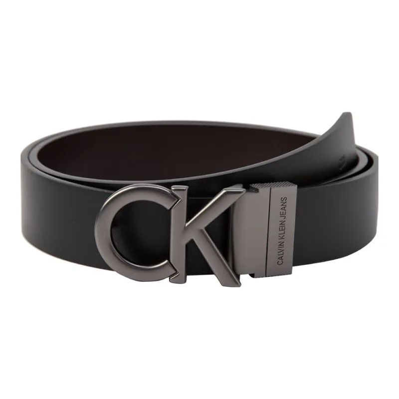 CALVIN KLEIN Cow Leather Belts Men's Black Brown -0