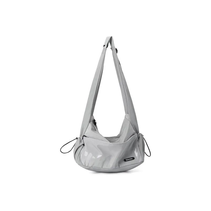 Subcrew Polyester Crossbody Bags Shoulder Bags Unisex Black/Gray/Khaki-1