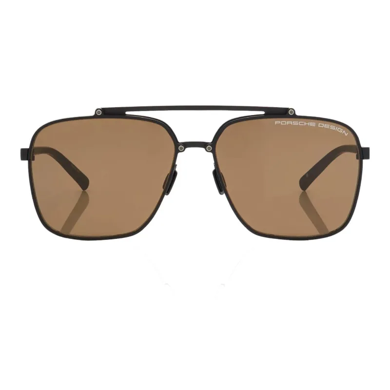 PORSCHE DESIGN Pure Titanium Square Sunglasses Unisex-1