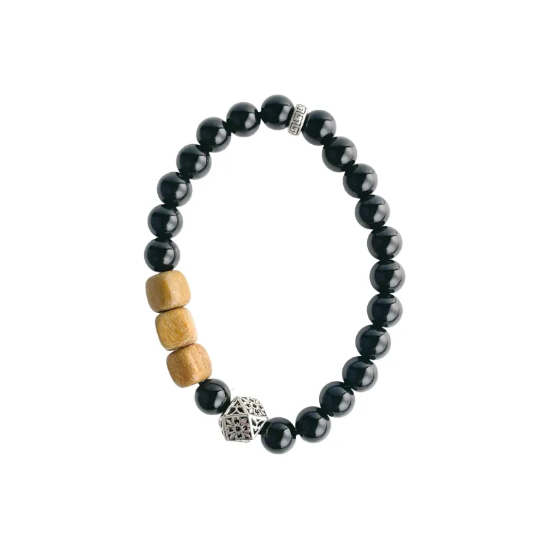SHIYI N CIFANG Obsidian Bracelets Unisex-6
