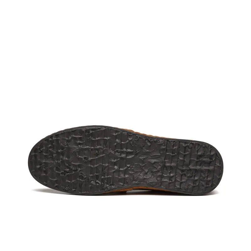 DIENGRLEY Loafers Men Low Top Yellow/Black-6
