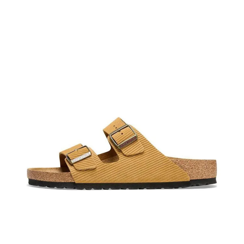 Birkenstock Arizona Embossed Corduroy Suede Cork Brown-0