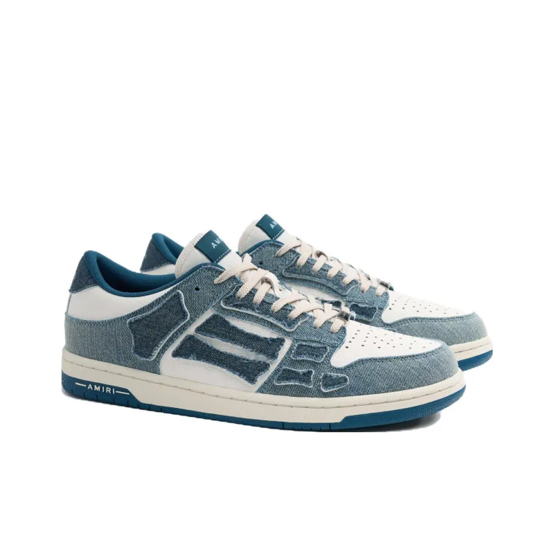 AMIRI Skel Top Low Denim Slate Blue-2