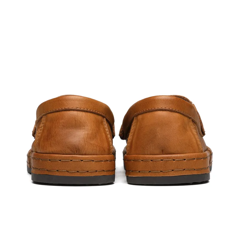 DIENGRLEY Loafers Men Low Top Yellow/Black-5