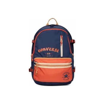 Converse Polyester Backpack Large Size Unisex Blue/Orange