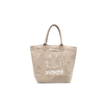 ISABEL MARANT Yenky Logo Embroidered Tote Bag