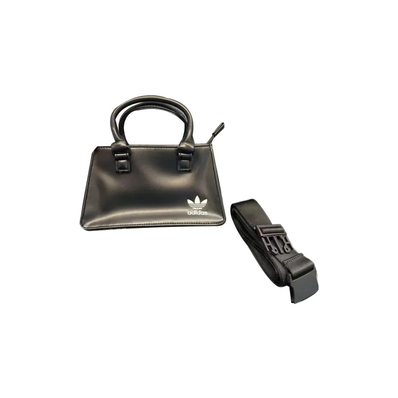 Adidas Polyester Portable Crossbody Bag Shoulder Bag Mini Unisex Black-0