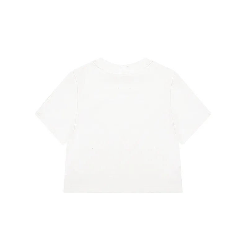 ANDREA MARTIN Drop Shoulder Sleeve T Shirt Women's-1