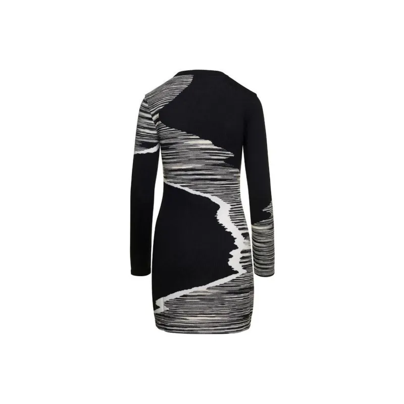 MISSONI Crwneck Long Sleeved Mini Dress-1