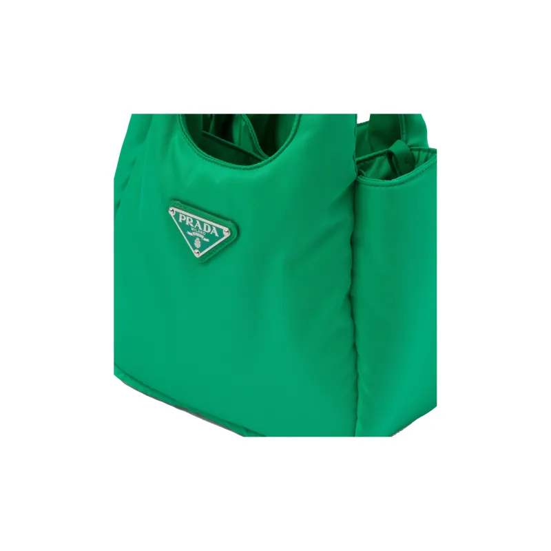 PRADA Re-Nylon Fabric Tote Bag Shopping Bag Handbag Mini Women's Mint Green-4